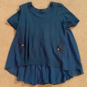 Anthropologie Top (turquoise)